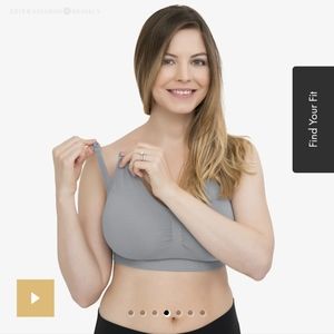 EUC Kindred Bravely Simply Sublime® Nursing Bra | Grey - Medium
